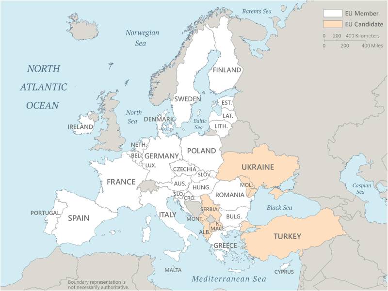 Karte, Europäische Union